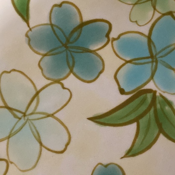 Pottery Barn Happy Easter Floral Egg Shaped Brunch Luncheon Plate Set 🐣🐇 - Picture 12 of 17